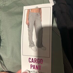 Vanilla Star Light Gray Cargo Pants for Women
